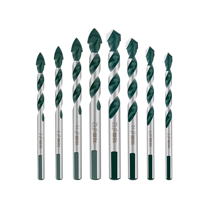 Multifunctional Alloy Triangle Drill Bit – Tile, Glass, Ceramic, and Wall Hole Saw Drill Bit, Carbide Tipped Masonry Drill Bit for Hard Materials